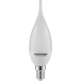 Лампочка светодиодная Свеча на ветру SMD 4W E14 матовая